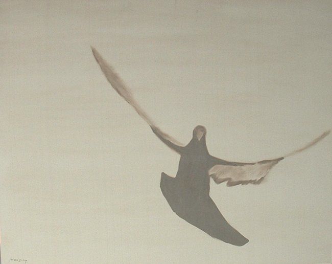 Ζωγραφική με τίτλο "Freedom" από Pras, Αυθεντικά έργα τέχνης, Λάδι