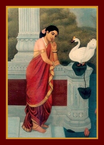 Painting titled "Dhamayandhi" by Mprasanna Kumar, Original Artwork, Oil