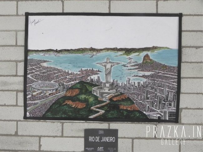 Painting titled "Rio de Janeiro" by Armando Prazka G, Original Artwork