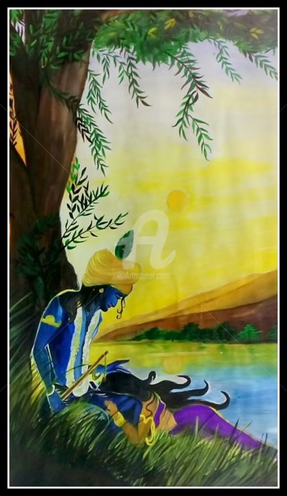 Painting titled "img-20160205-wa0003…" by Inspiration Preeti, Original Artwork, Acrylic