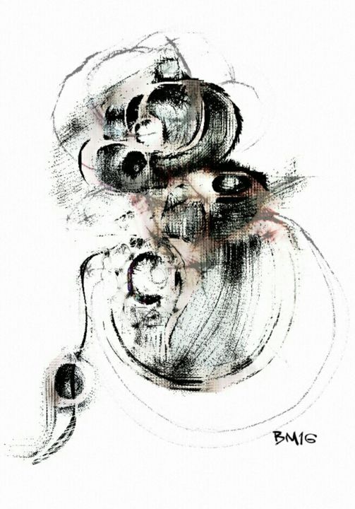 Grafika cyfrowa / sztuka generowana cyfrowo zatytułowany „No 1” autorstwa Barbaram, Oryginalna praca