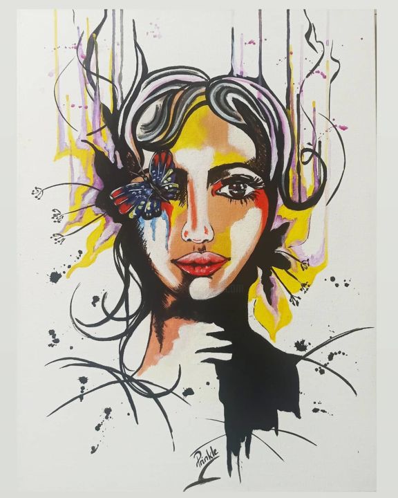 Painting titled "Hope" by Prinkle Mehta, Original Art, Acrylic