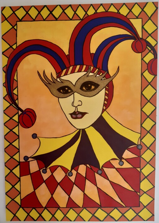 Painting titled "Fantasia" by Alejandro Gil, Original Artwork, Acrylic