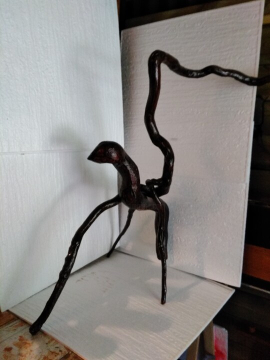 Sculpture titled "Fourmis serpent" by Thierry Faivre, Original Artwork