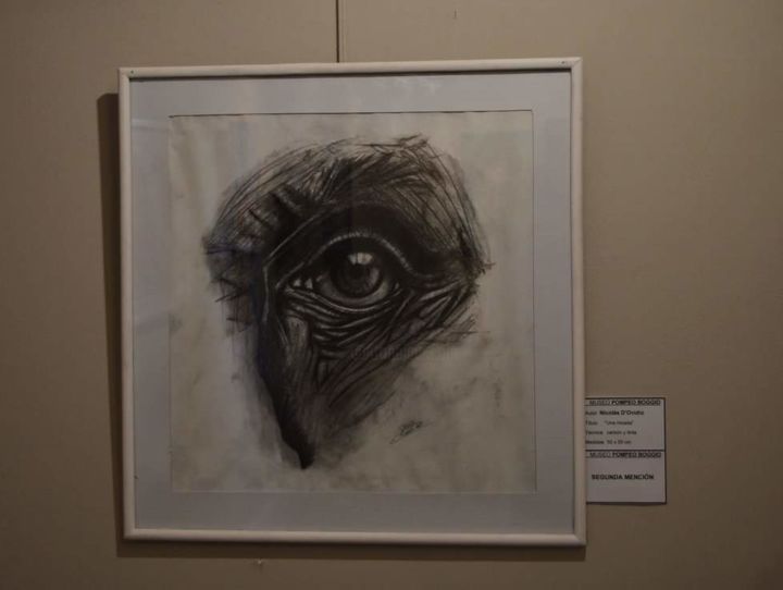 Painting titled "Ojo" by Nicolas D'Ovidio, Original Artwork