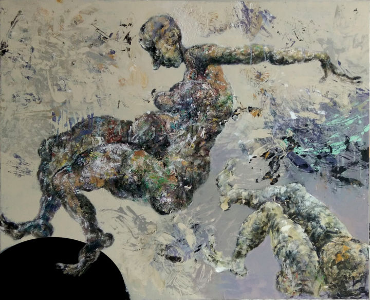 "on the ball 5" başlıklı Tablo Nadia Pronina tarafından, Orijinal sanat, Akrilik