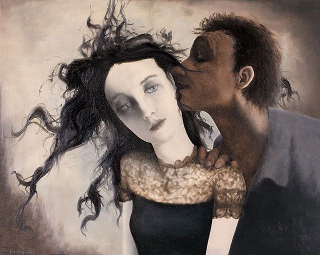 Картина под названием "Всё о моей любви" - Prospero, Подлинное произведение искусства, Масло
