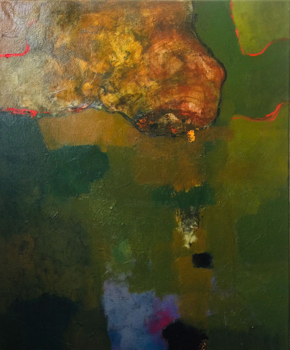 Pittura intitolato "De la serie Landsca…" da Gabriel Galeano, Opera d'arte originale, Acrilico
