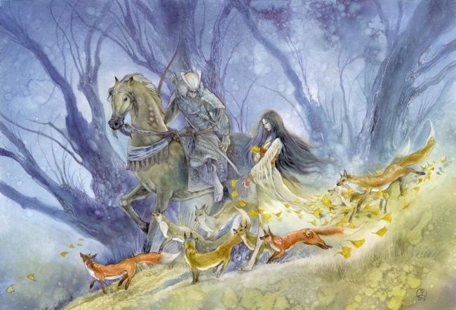 Painting titled "1. A Dream of Grace" by Shadowscapes, Original Art,