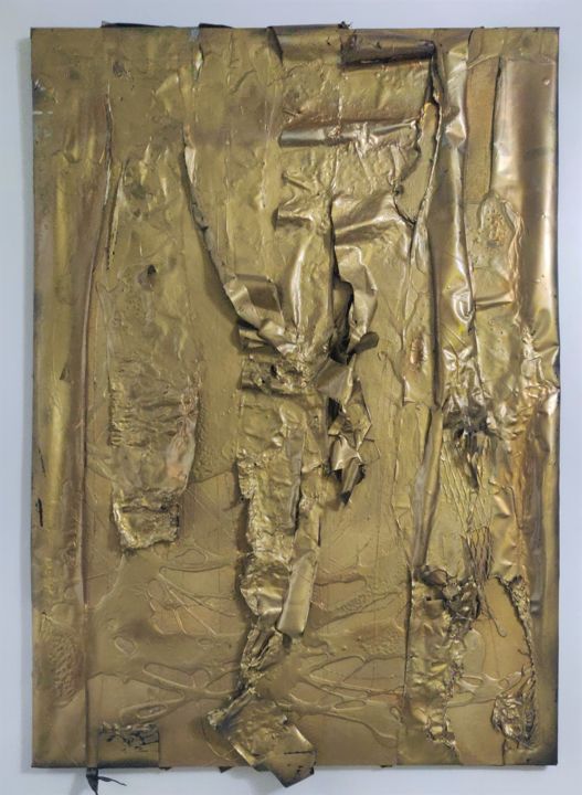 Peinture intitulée "Ors" par Ben Lab, Œuvre d'art originale, Bombe aérosol