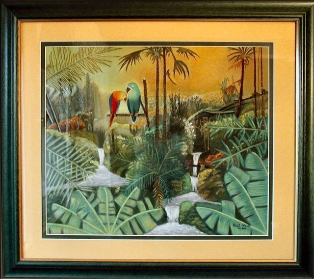 Peinture intitulée "Haïti" par Pascal Weber, Œuvre d'art originale
