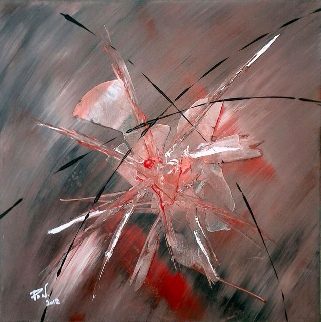 Peinture intitulée "Trajectoires" par Pascal Weber, Œuvre d'art originale