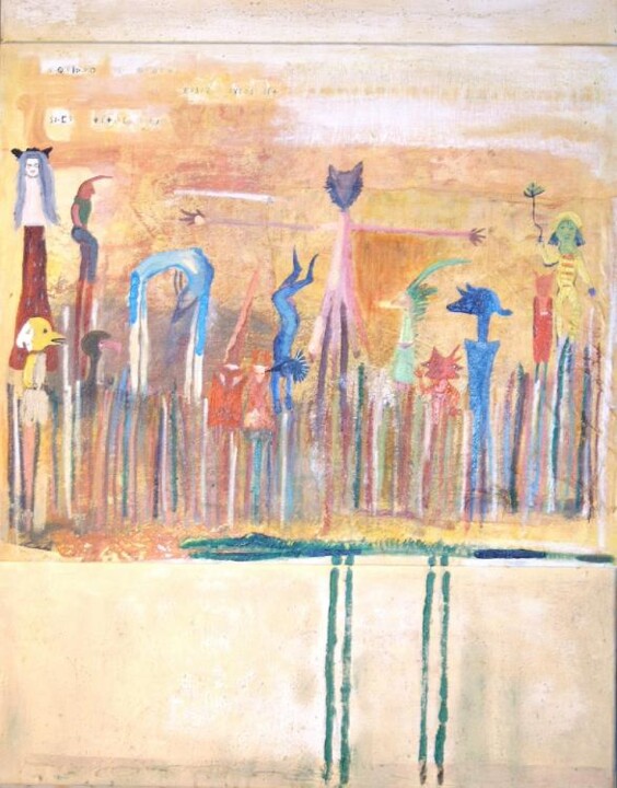 Pintura intitulada "Il ne faut jamais r…" por Q.Mumu, Obras de arte originais