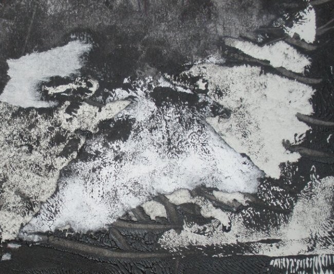Pittura intitolato "Mount Kailash" da Q.Mumu, Opera d'arte originale