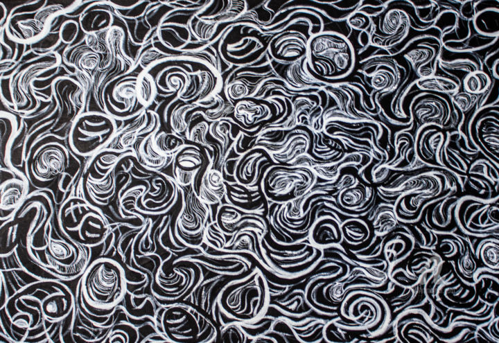 Peinture intitulée "Labyrinth" par Quentin Esseiva, Œuvre d'art originale, Acrylique