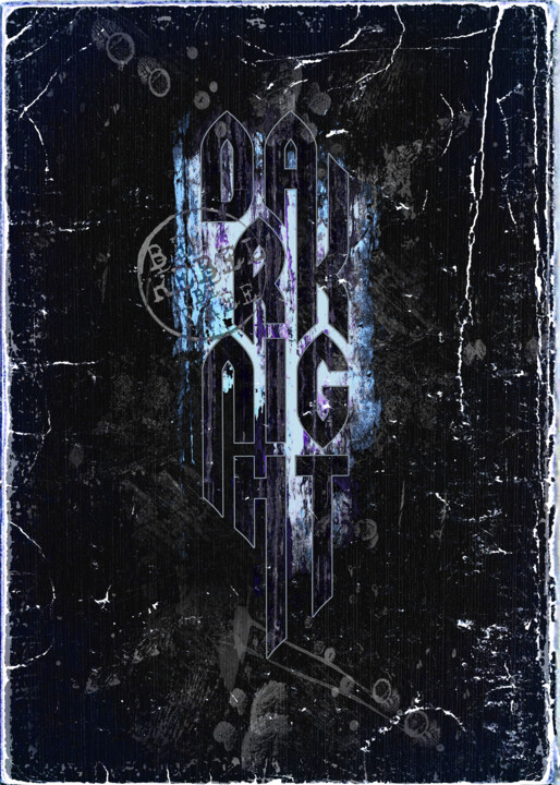 Digital Arts titled "Darkness No.07/18" by Qlstuff.Limited, Original Artwork, 2D Digital Work