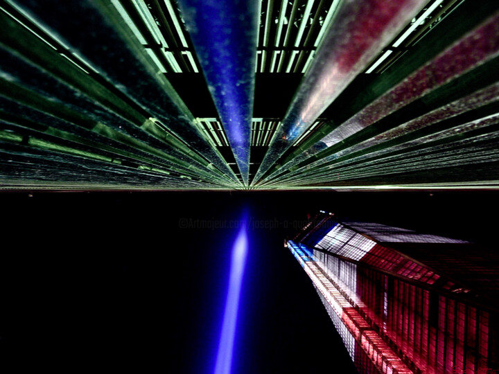 Photographie intitulée "Towers of Light 9-1…" par J.A. Quattro (Qu4ttroStudio), Œuvre d'art originale, Photographie non mani…
