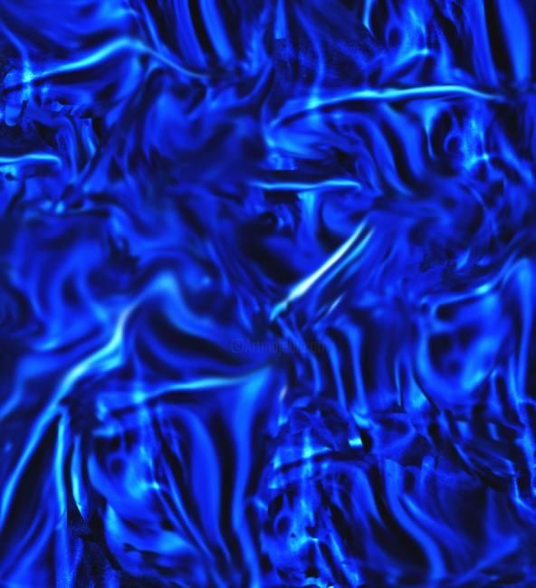 Arts numériques intitulée "CO2 Blue Blend" par Matthew Quain, Œuvre d'art originale