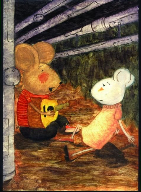 图画 标题为“大耳朵老鼠-7” 由欣 权, 原创艺术品