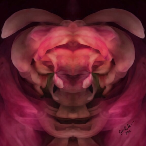 Photographie intitulée "Flower Bug Photogra…" par Queennoble Dr. Elle Ramirez, Œuvre d'art originale, Photographie manipulée