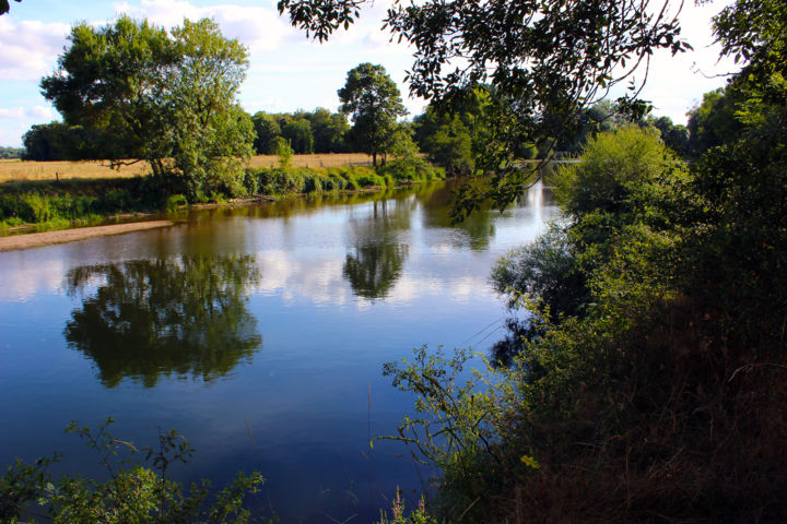 Photography titled "Reflet d'eau" by Quentin Cayet, Original Artwork