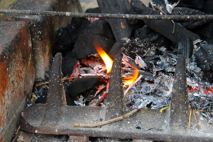 Fotografia zatytułowany „Feu” autorstwa Quentin Cayet, Oryginalna praca