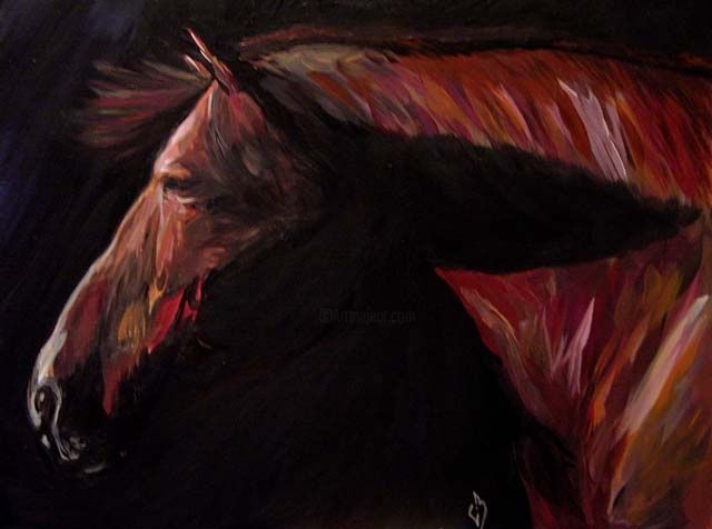 Painting titled "Ol paint" by Clifford Vanmeter, Original Art, Oil