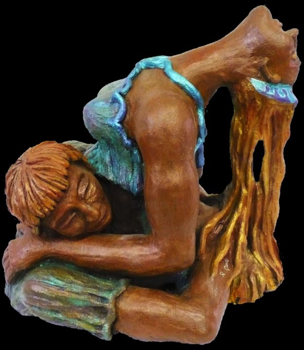 Sculpture intitulée "Naufrage" par Régine Quidu, Œuvre d'art originale