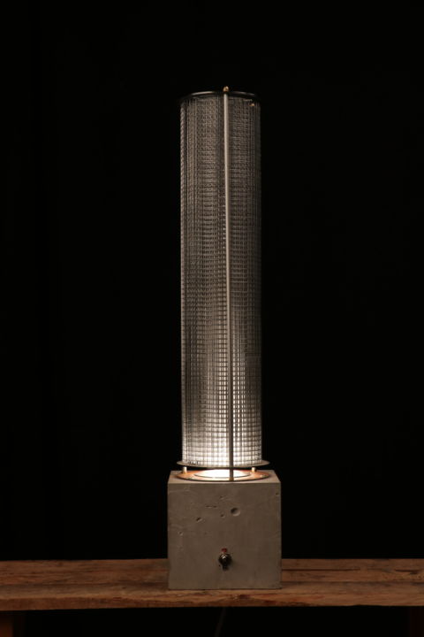Design intitulée "Sky S" par Eckard Burgschweiger, Œuvre d'art originale, Luminaire