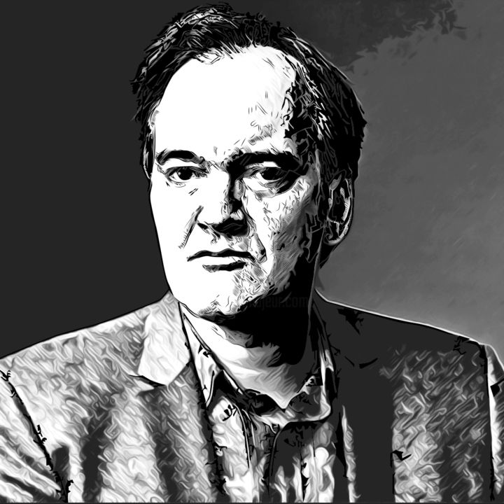 「Tarantino.jpg」というタイトルのデジタルアーツ Quoc-Tu Nguyenによって, オリジナルのアートワーク