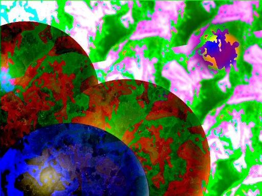 Digital Arts titled "Globes 2" by Bill Hunt, Original Art,