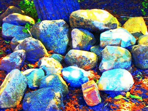 Arts numériques intitulée "Magic Stone" par Bill Hunt, Œuvre d'art originale