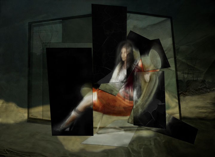 Arte digitale intitolato "des-structures-et-d…" da H2no, Opera d'arte originale, Pittura digitale