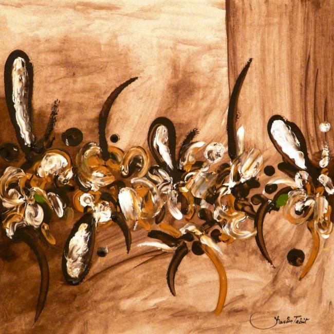 Painting titled "sans titre" by Rabiaa Echchaahd, Original Artwork