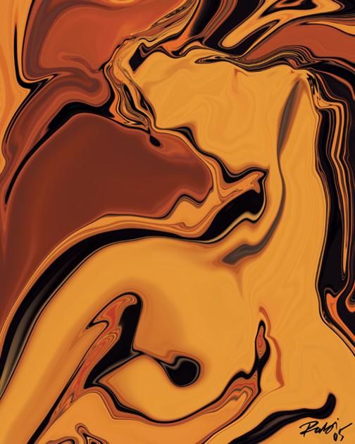 Digital Arts titled "Venus-2" by Rabi Khan, Original Artwork, Digital Painting