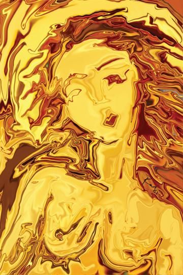 Digital Arts titled "Venus 2008" by Rabi Khan, Original Art, Digital Painting