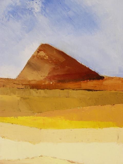 Peinture intitulée "Chott El Jerid I" par Alexandre Rabory, Œuvre d'art originale