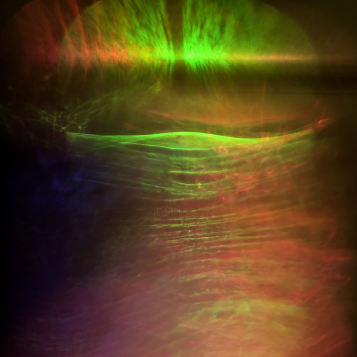 Photographie intitulée "La vague à l'aurore…" par Rached Miladi (Le mutagraphe), Œuvre d'art originale