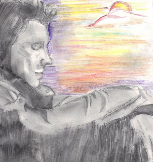 Drawing titled "Jon Bon Jovi by the…" by Raw, Original Artwork