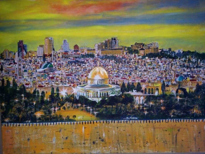 Painting titled "received-1020901854…" by Rachid Ouala, Original Art, Oil