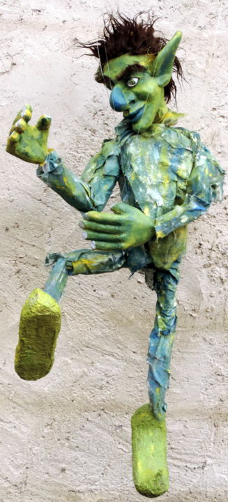 Skulptur mit dem Titel "garigalous" von Jfg, Original-Kunstwerk