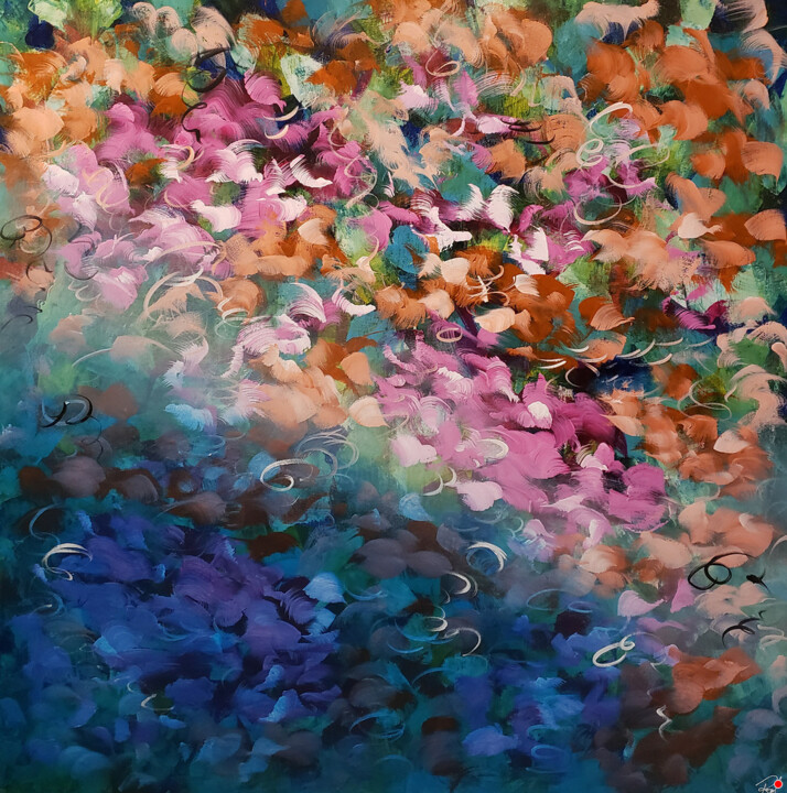 Peinture intitulée "A Spring Song" par Racquel Miller, Œuvre d'art originale, Acrylique