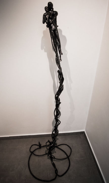 Sculpture intitulée "Sensual seduction" par Radek Svoboda, Œuvre d'art originale, Métaux