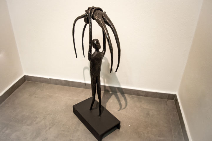 Skulptur mit dem Titel "Lovely ballet" von Radek Svoboda, Original-Kunstwerk, Metalle