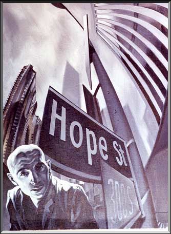 Painting titled "hope street" by Gregory Radionov, Original Artwork