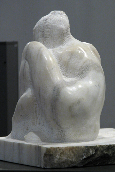 Rzeźba zatytułowany „Omega” autorstwa Radoslaw Keler, Oryginalna praca, Kamień