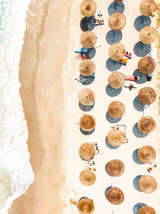 Photography titled "Aerial Beach Print,…" by Radu Bercan, Original Art, Digital Photography