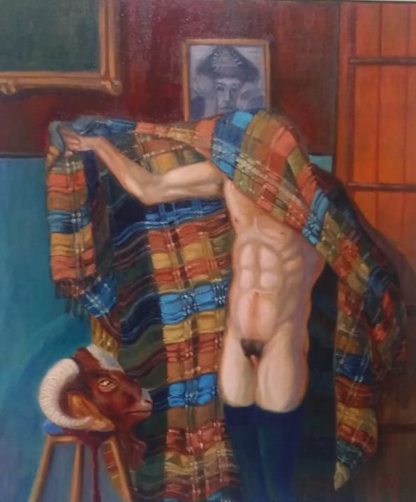 Pintura intitulada ""Faze o que tu quer…" por Rafael Ramineli, Obras de arte originais, Óleo
