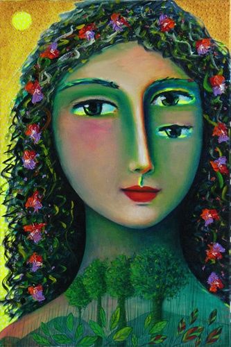 Peinture intitulée "Selva Virgen" par Rafael Gallardo, Œuvre d'art originale