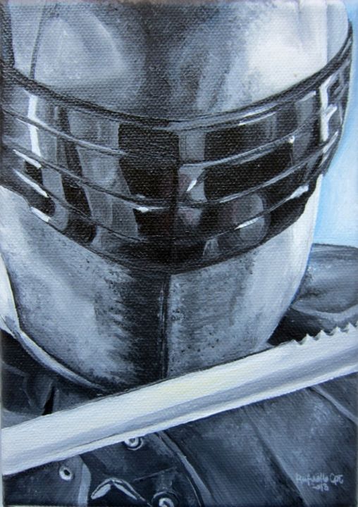 Peinture intitulée "Snake Eyes" par Rafaëlle Chouinard-Pelletier, Œuvre d'art originale, Huile